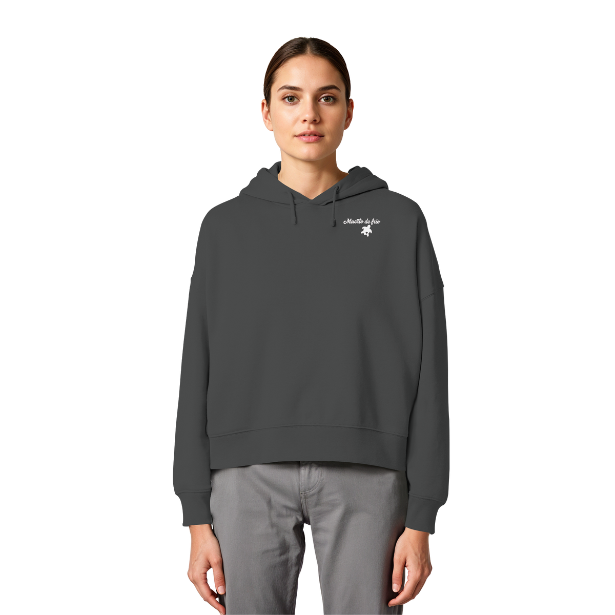 Camping Hoodie Women - Womens Organic Boxcut Hoodie