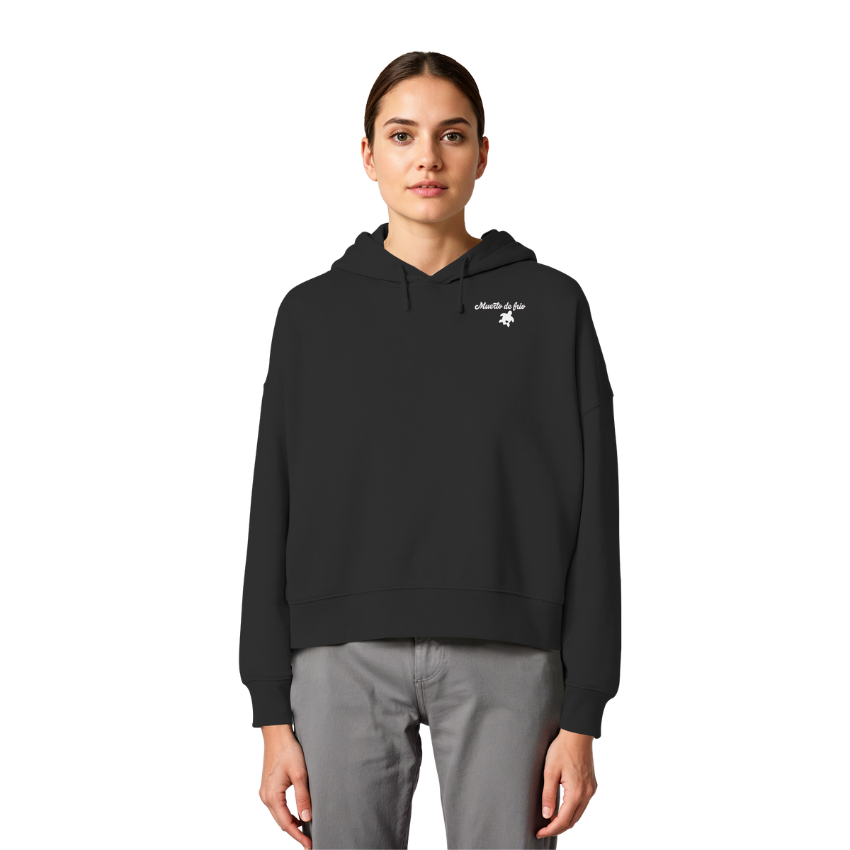 Camping Hoodie Women - Womens Organic Boxcut Hoodie