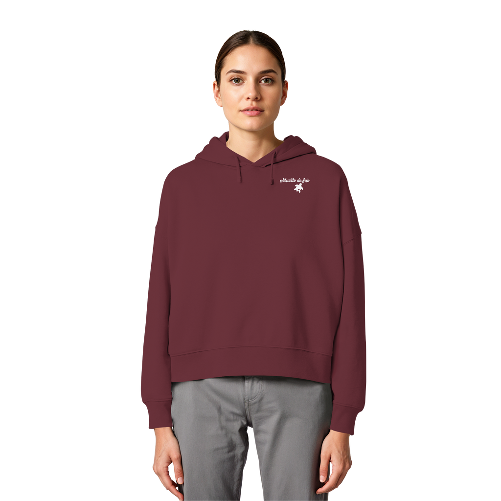 Camping Hoodie Women - Womens Organic Boxcut Hoodie