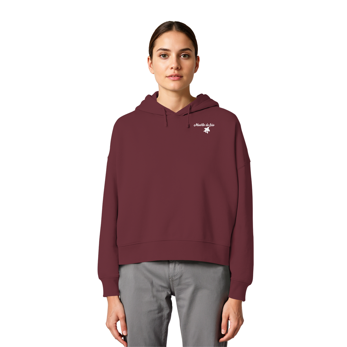 Camping Hoodie Women - Womens Organic Boxcut Hoodie