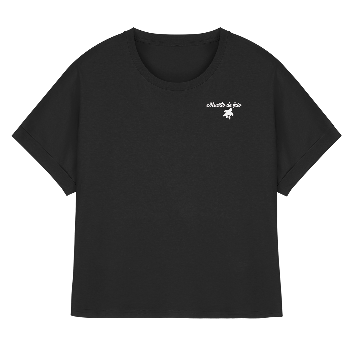 Camping T-Shirt Women Organic Rolled Sleeve