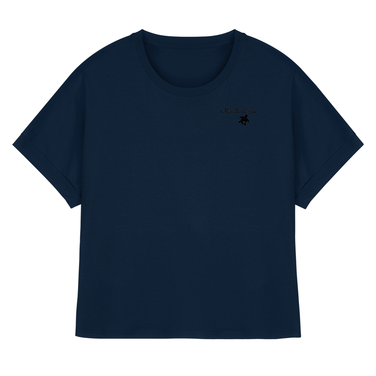 Camping T-Shirt Women Organic Rolled Sleeve