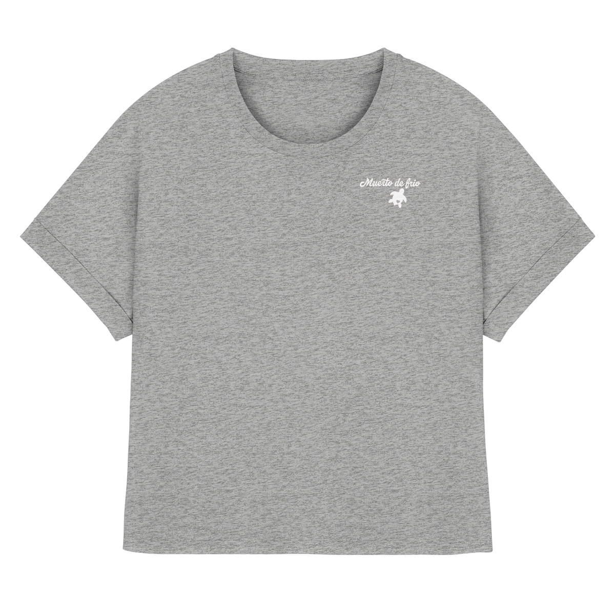 Camping T-Shirt Women Organic Rolled Sleeve