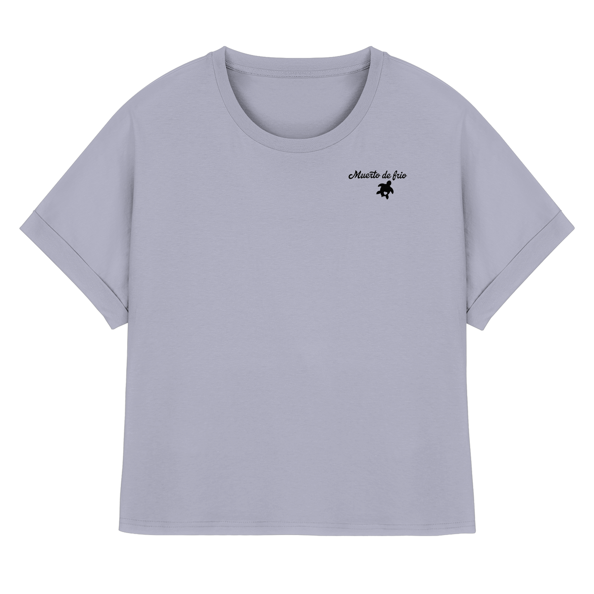 Camping T-Shirt Women Organic Rolled Sleeve